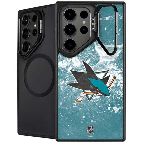 NHL San Jose Sharks Frozen Galaxy S25 Ultra Kickstand Case